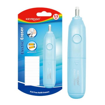 Keyroad Profesyonel Pilli Silgi 5mm Yedekli Set