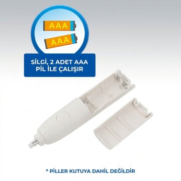 Keyroad Profesyonel Pilli Silgi 5mm Yedekli Set
