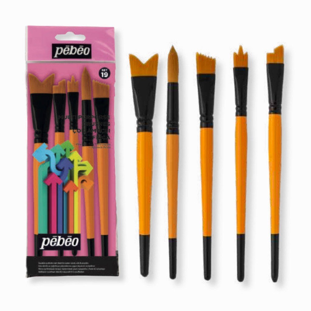 Pebeo Çok Amaçlı Fırça Seti - Set 19
