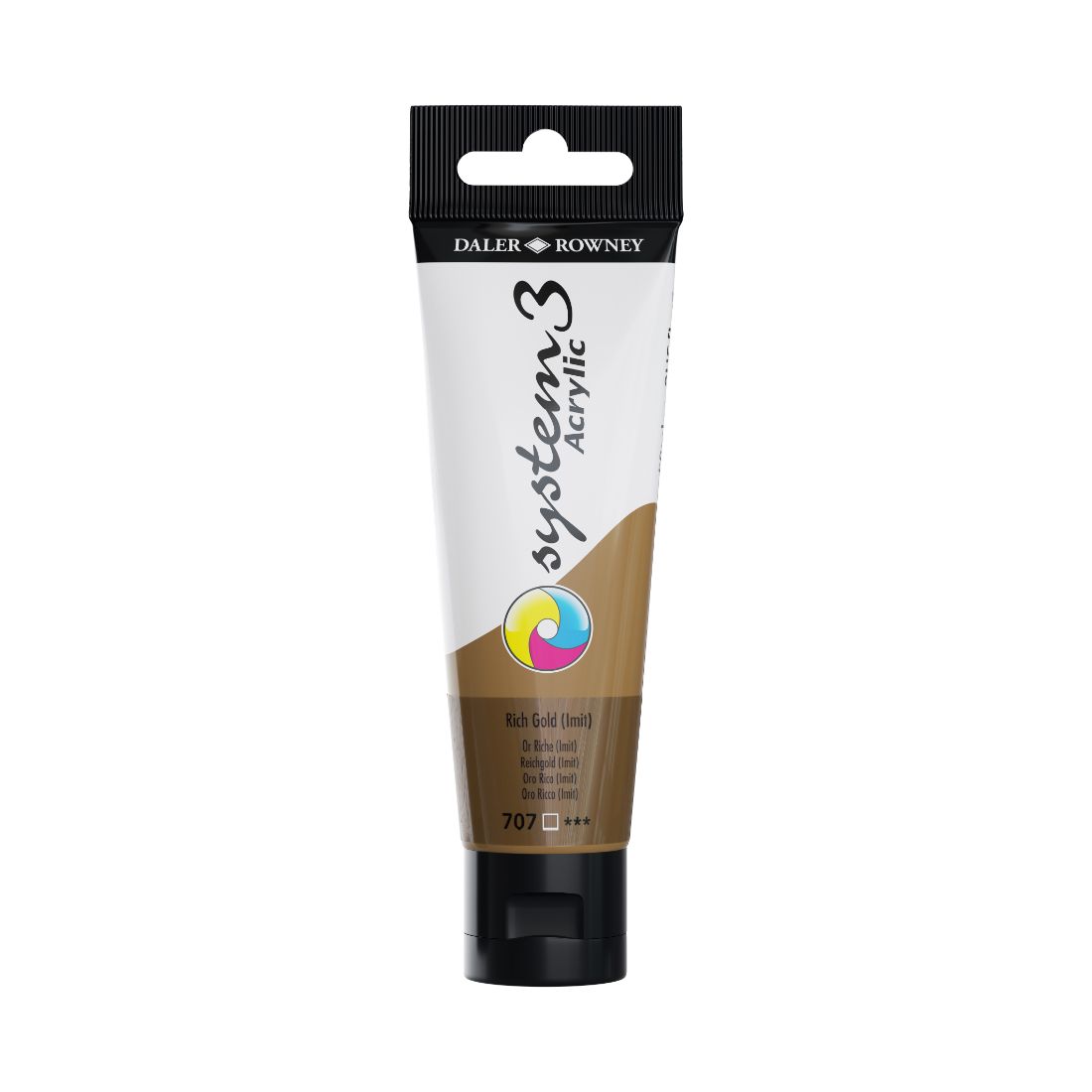 Daler Rowney System 3 Akrilik Boya 150ml 707 Rich Gold Imit
