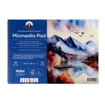 Schoellershammer Mix Media Pad 165gr 25x35cm 15yp