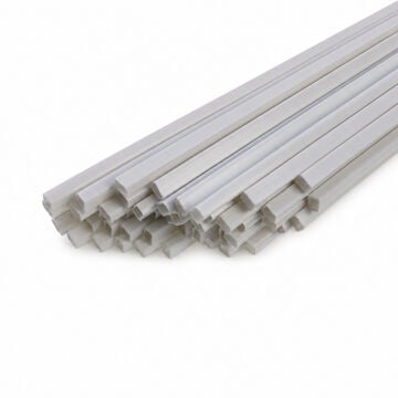 Art Elegant Plastik Kesit Çıta İçi Boş 3x4mm 50cm 10lu