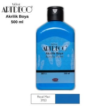 Artdeco Akrilik Boya 500ml 3053 Royal Mavi