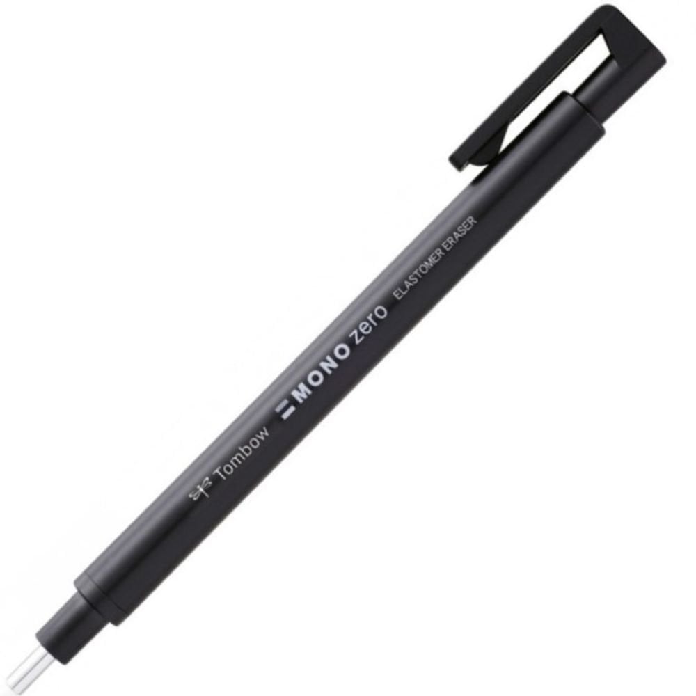 Tombow Mono Zero 2.3mm Yuvarlak Uç Kalem Silgi Siyah