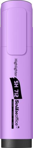 Scriks Sh712 Fosforlu Kalem Pastel Lila
