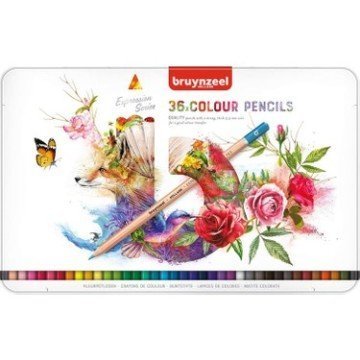 Bruynzeel Expression Colour Kuru Boya Kalem Seti 36lı