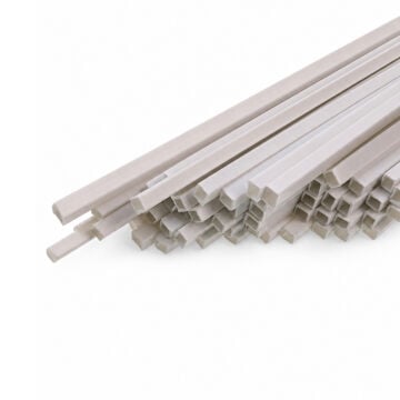 Art Elegant Plastik Kesit Çıta İçi Boş 4x5mm 50cm 10lu