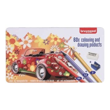 Bruynzeel Kuru Boya Kalem Seti 60lı