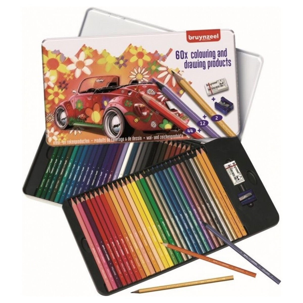 Bruynzeel Kuru Boya Kalem Seti 60lı