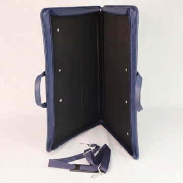 BBack Soft Deri Proje Çantası 40x55cm Lacivert