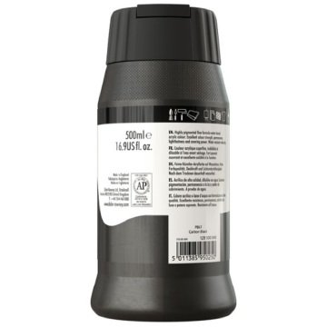 Daler Rowney System 3 Akrilik Boya 500ml 040 Process Black