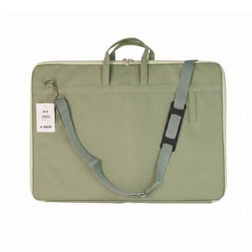 BBack Soft Deri Proje Çantası 40x55cm Mint