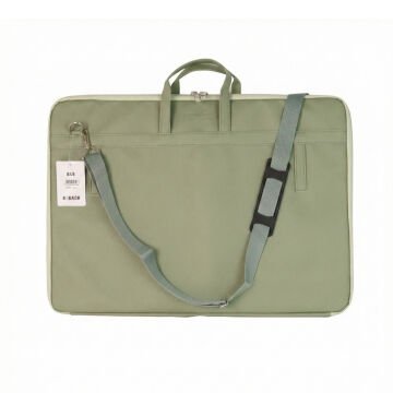 BBack Soft Deri Proje Çantası 40x55cm Mint