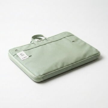 BBack Soft Deri Proje Çantası 40x55cm Mint