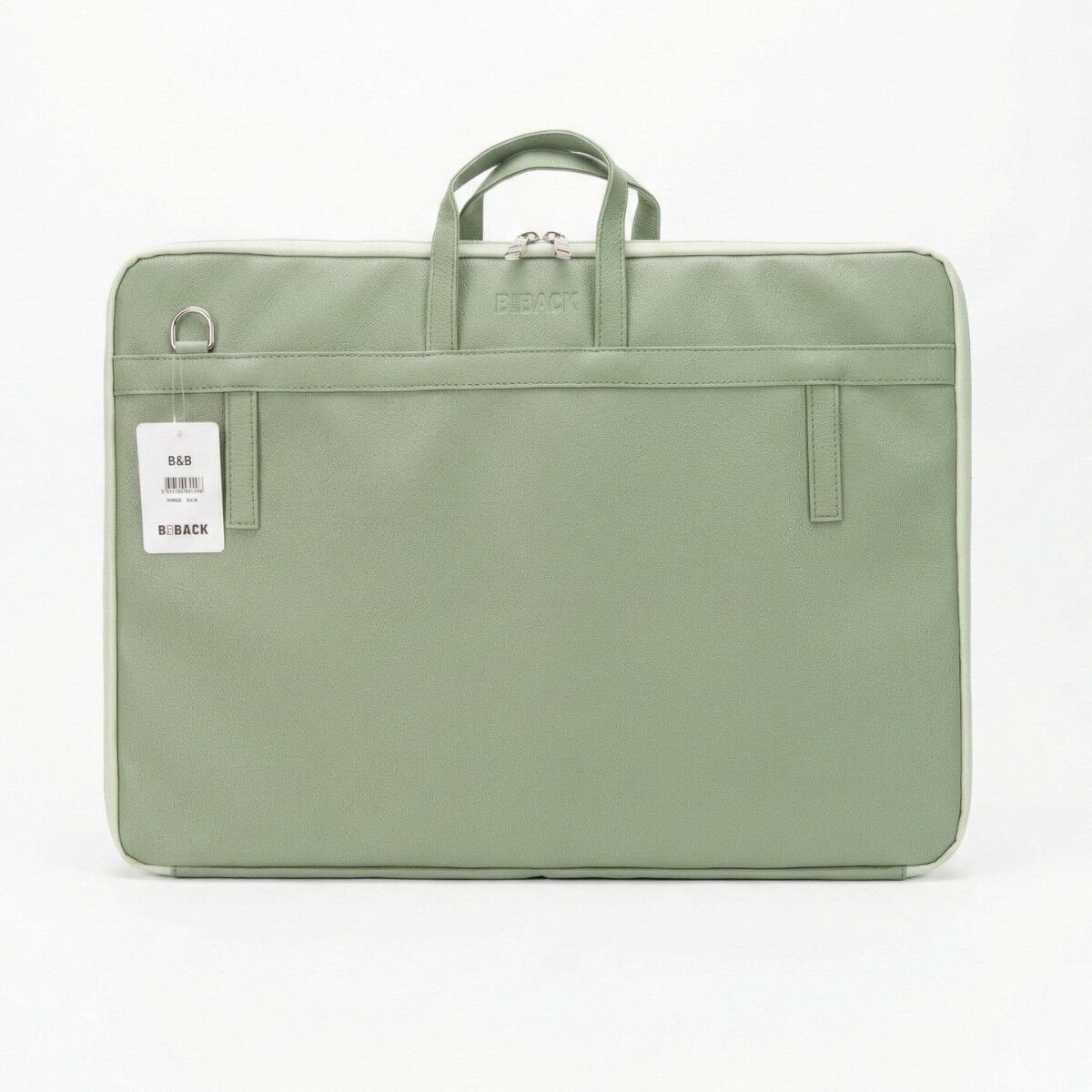 BBack Soft Deri Proje Çantası 40x55cm Mint