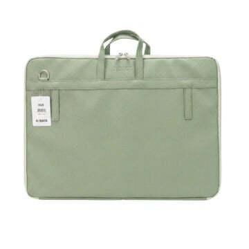 BBack Soft Deri Proje Çantası 40x55cm Mint
