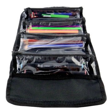 BBack 4 Gözlü Kalem Çantası Dörtgen Van Gogh 2