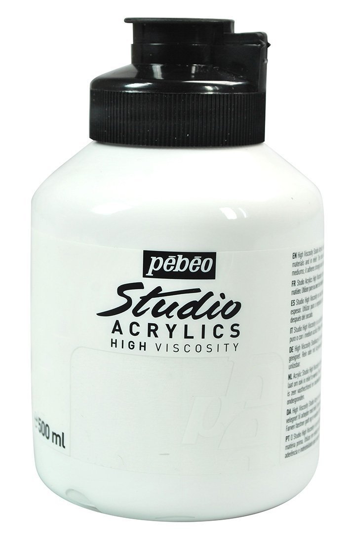 Pebeo Studio Akrilik Boya 500ml 11 Titanium White