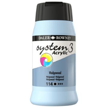Daler Rowney System 3 Akrilik Boya 500ml 114 Wedgwood