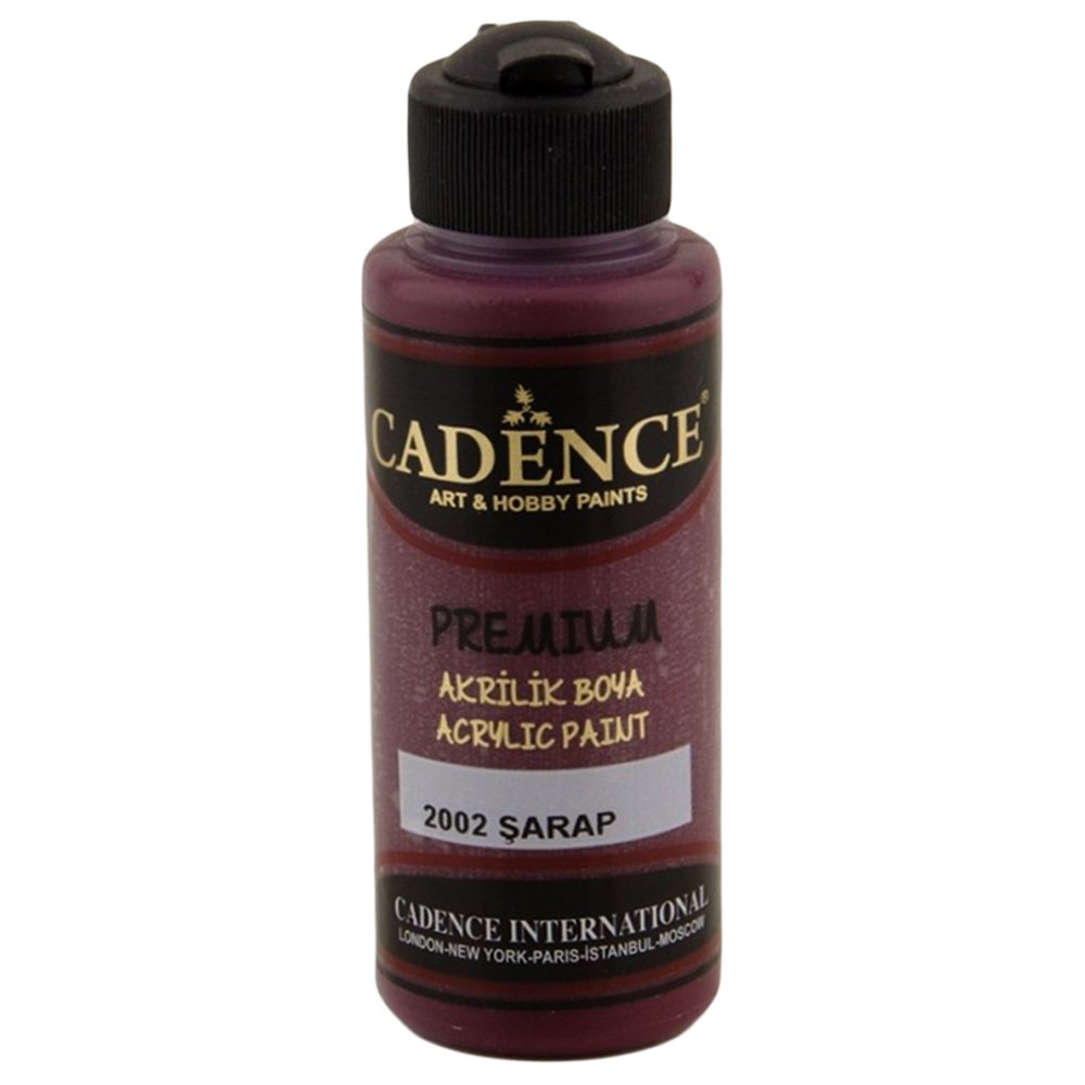 Cadence Premium Akrilik Boya 120ml 2002 Şarap