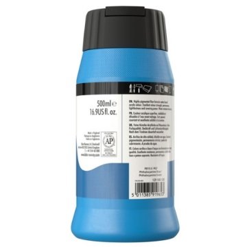 Daler Rowney System 3 Akrilik Boya 500ml 120 Process Cyan