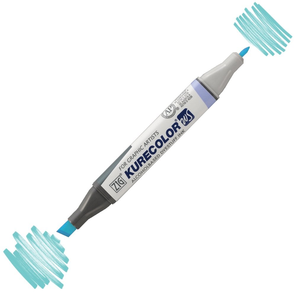Zig Kurecolor Kc3000 Twin S Marker Kalem 302-303 Light Blue