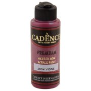 Cadence Premium Akrilik Boya 120ml 2004 Vişne