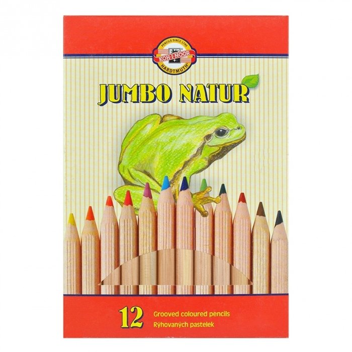 Koh-i-Noor Set of Jumbo Coloured Pencils 2172 N 12