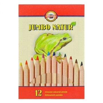 Koh-i-Noor Set of Jumbo Coloured Pencils 2172 N 12