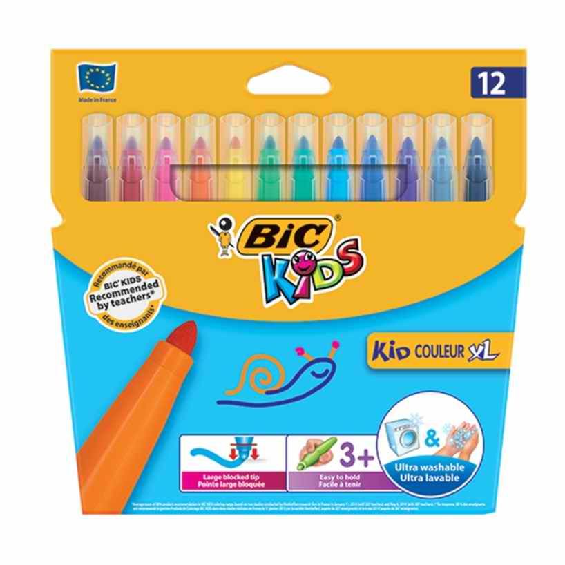 Bic Kid Coleur XL Keçeli Boya Kalemi 12li Kutu 828966 - 245,00 TL