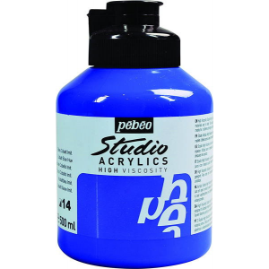 Pebeo Studio Akrilik Boya 500ml 14 Cobalt Blue Hue