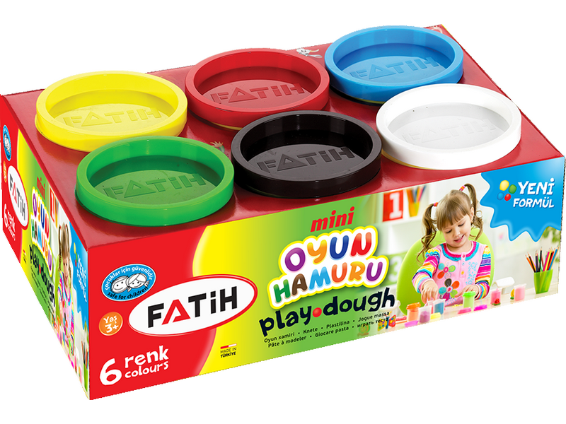 Fatih 6 Renk Oyun Hamuru 50070