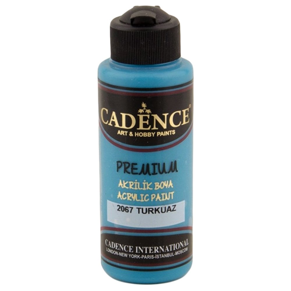 Cadence Premium Akrilik Boya 120ml 2067 Turkuaz