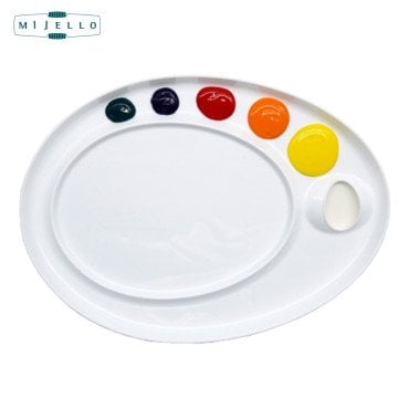 Mijello Mission Ellipse XL Akrilik Multi Palet 435x315x20mm
