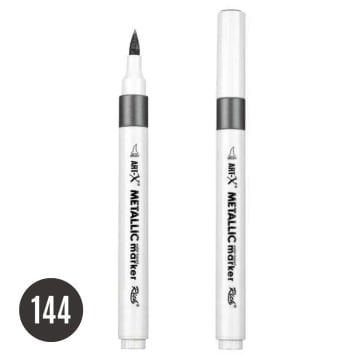 ART-X Akrilik Marker Kalem 144 Metalik Koyu Gümüş