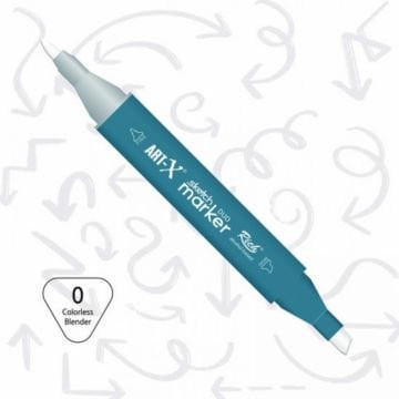 ART-X Çift Uçlu Sketch Marker Kalem 0 Blender