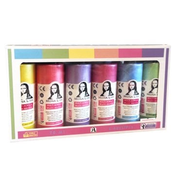 Mona Lisa Multi Akrilik İnci Set 6x70ml