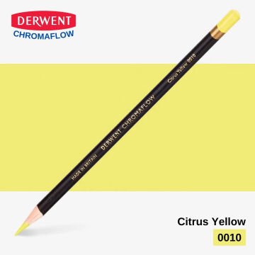 Derwent Chromaflow Kuru Boya Kalemi 0010 Citrus Yellow