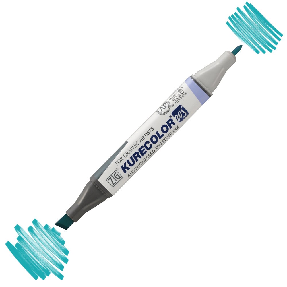 Zig Kurecolor Kc3000 Twin S Marker Kalem 334 Persian Green