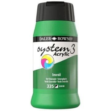 Daler Rowney System 3 Akrilik Boya 500ml 335 Emerald