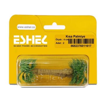Eshel Maket Kısa Palmiye 4cm 2li