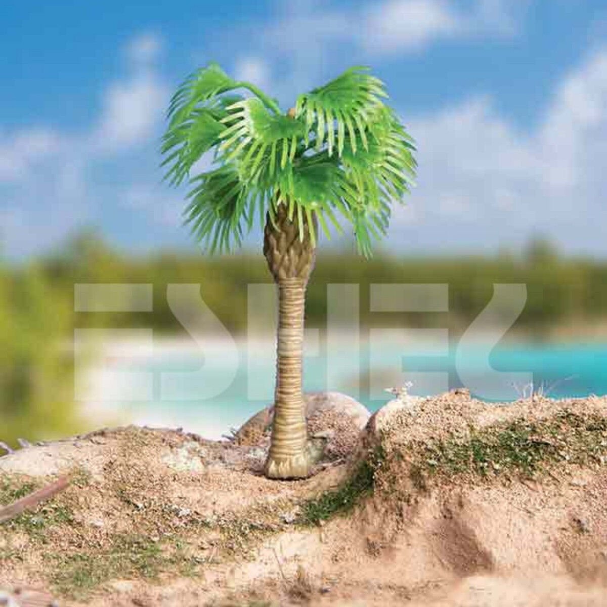 Eshel Maket Kısa Palmiye 4cm 2li
