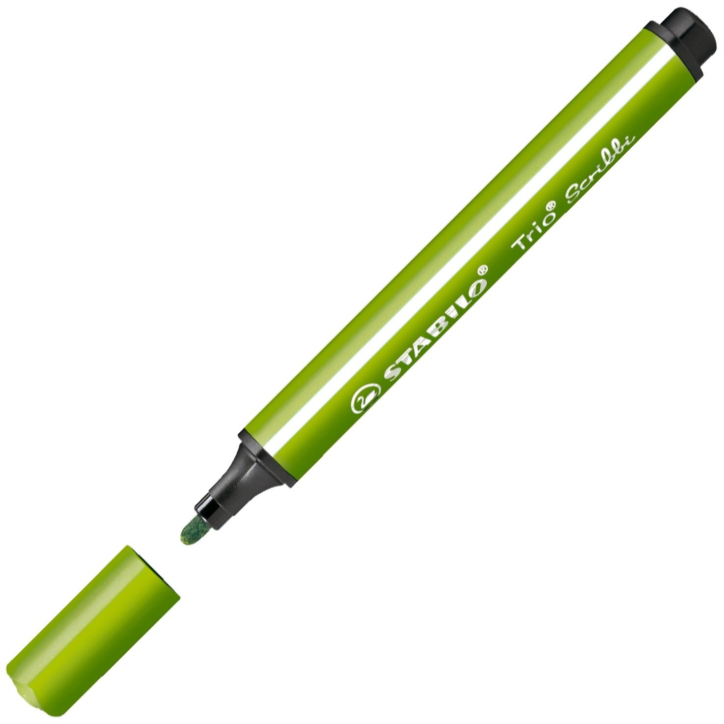 Stabilo Trio Scribbi Yaylı Uçlu Keçeli Kalem Açık Yeşil
