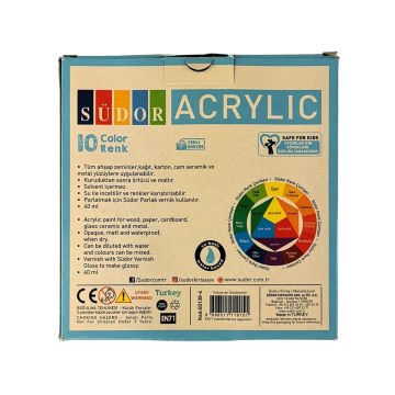 Südor Akrilik Boya Set 10x40ml