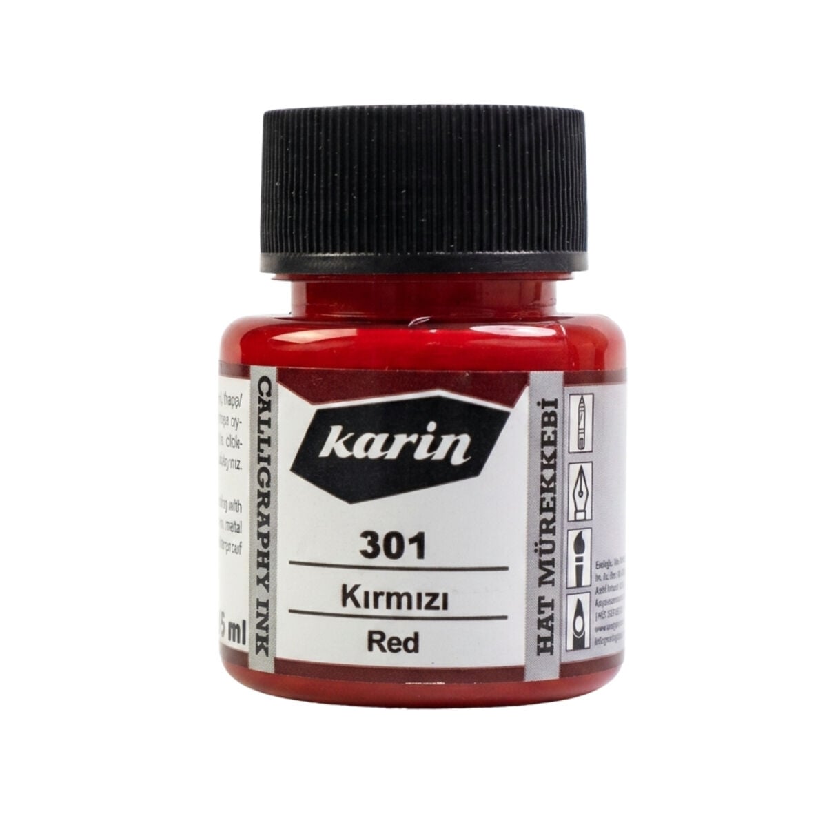 Karin Hat Mürekkebi 45ml 301 Kırmızı