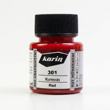 Karin Hat Mürekkebi 45ml 301 Kırmızı