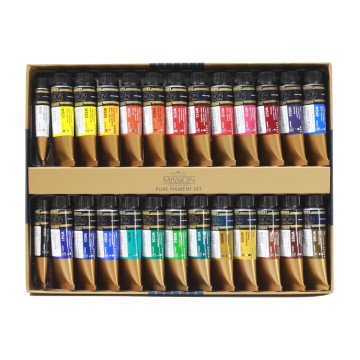 Mijello Mission Gold Class Pure Pigment Sulu Boya 15ml 24lü + 7ml 2li Tüp