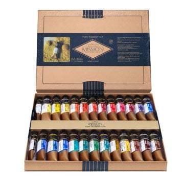 Mijello Mission Gold Class Pure Pigment Sulu Boya 15ml 24lü + 7ml 2li Tüp