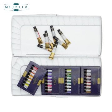 Mijello Mission Gold Class Sulu Boya 7ml 36lı Tüp Silver Nano Paletli
