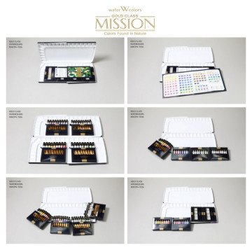Mijello Mission Gold Class Sulu Boya 7ml 36lı Tüp Silver Nano Paletli